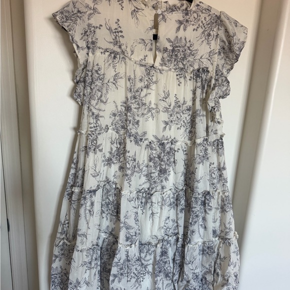 Floral Print Mini Dress - Picture 3 of 6